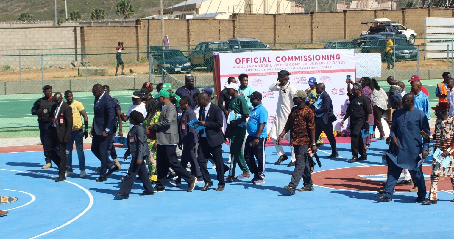 GOVERNOR MUTFWANG COMMISSIONS ASR AFRICA MULTI-PURPOSE SPORTS COMPLEX AT UNIJOS, REAFFIRMS COMMITMENT TO YOUTH AND SPORTS DEVELOPMENT
