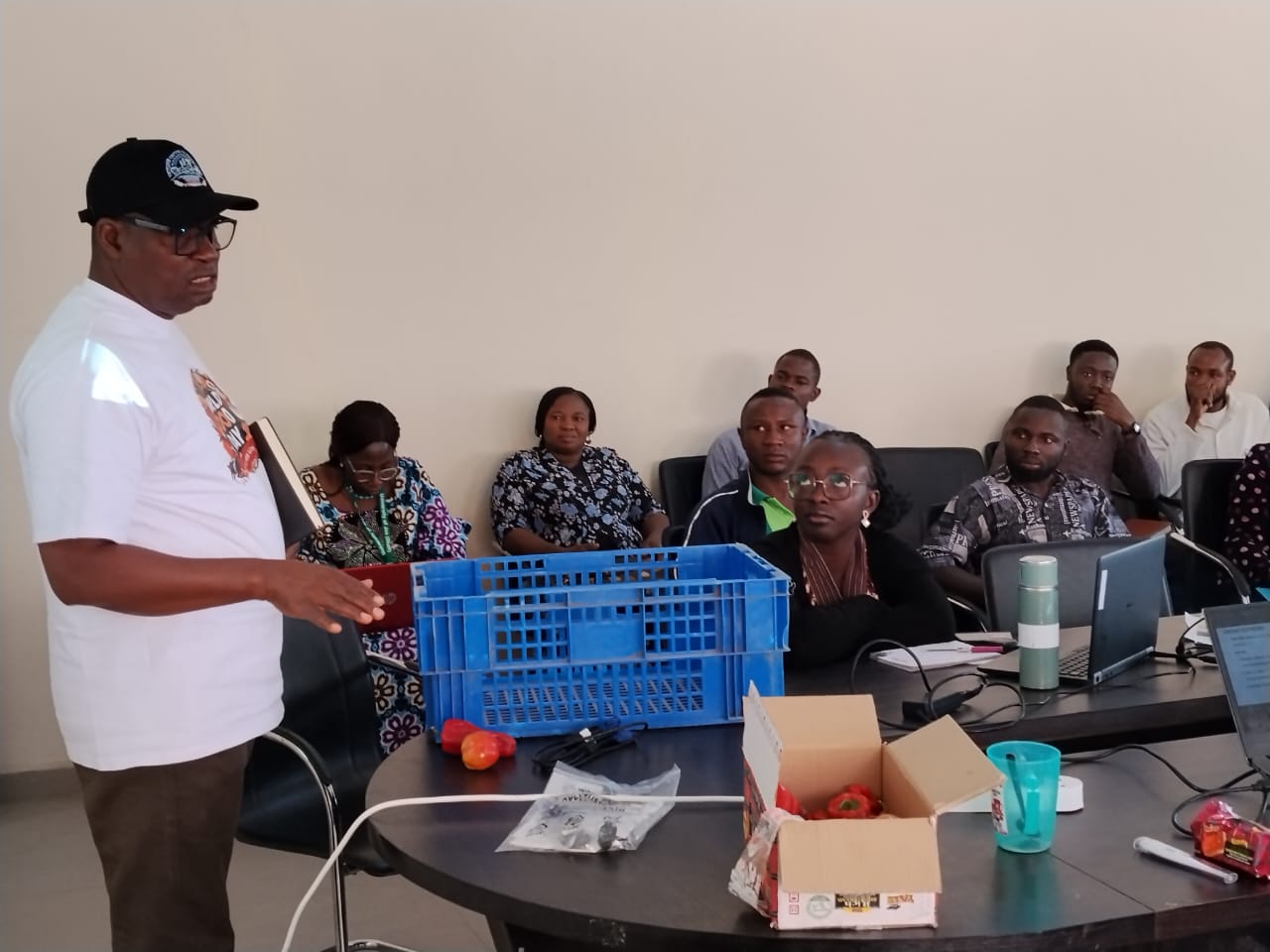 Centre Director addressing participants TETFund Training.jpeg