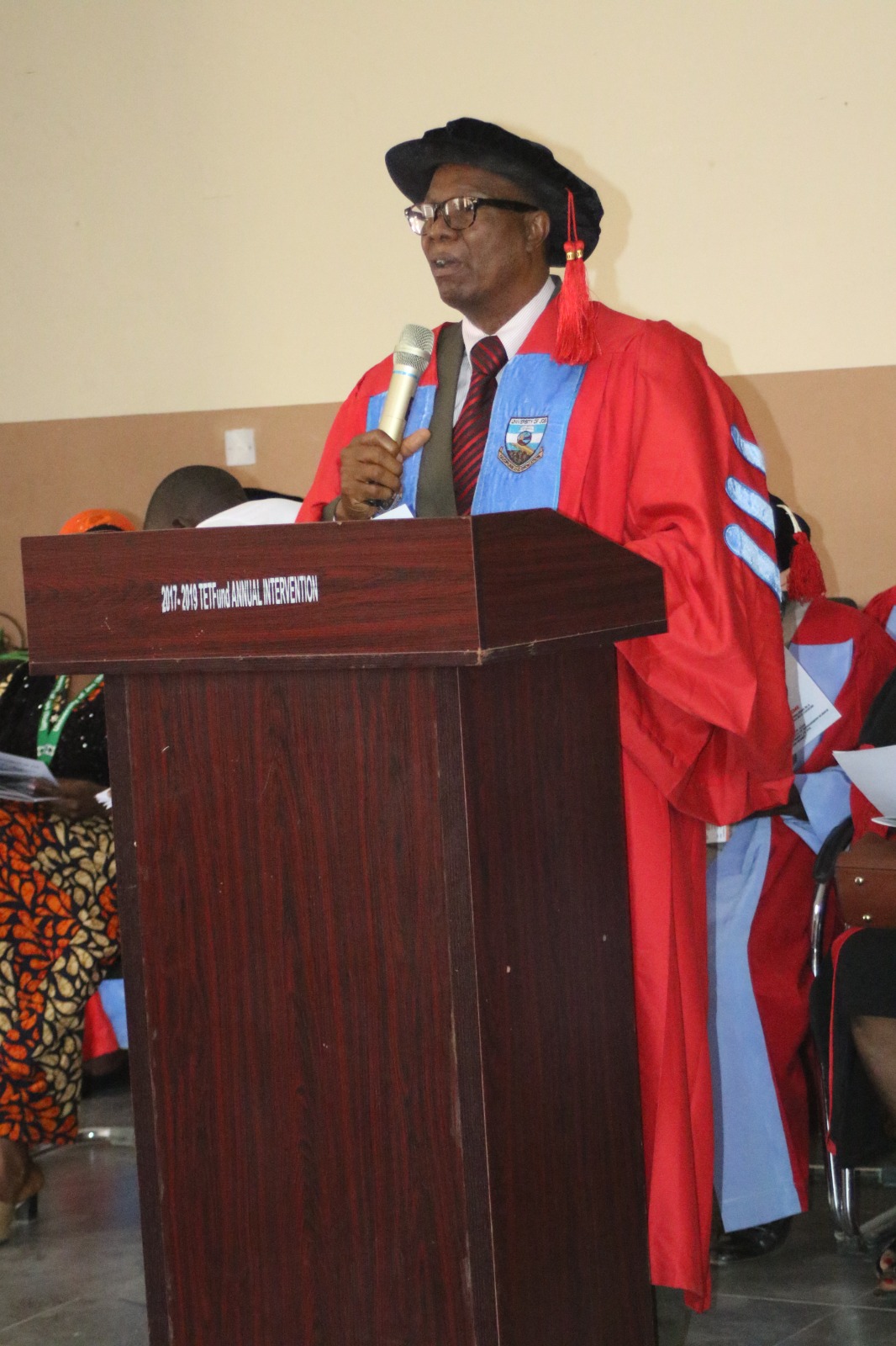Deputy Vice-Chancellor, Professor Pic C. Onwochei representing the Vice-Chancellor