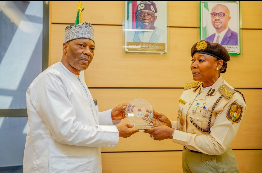 VC receiving a gift from the CGIS