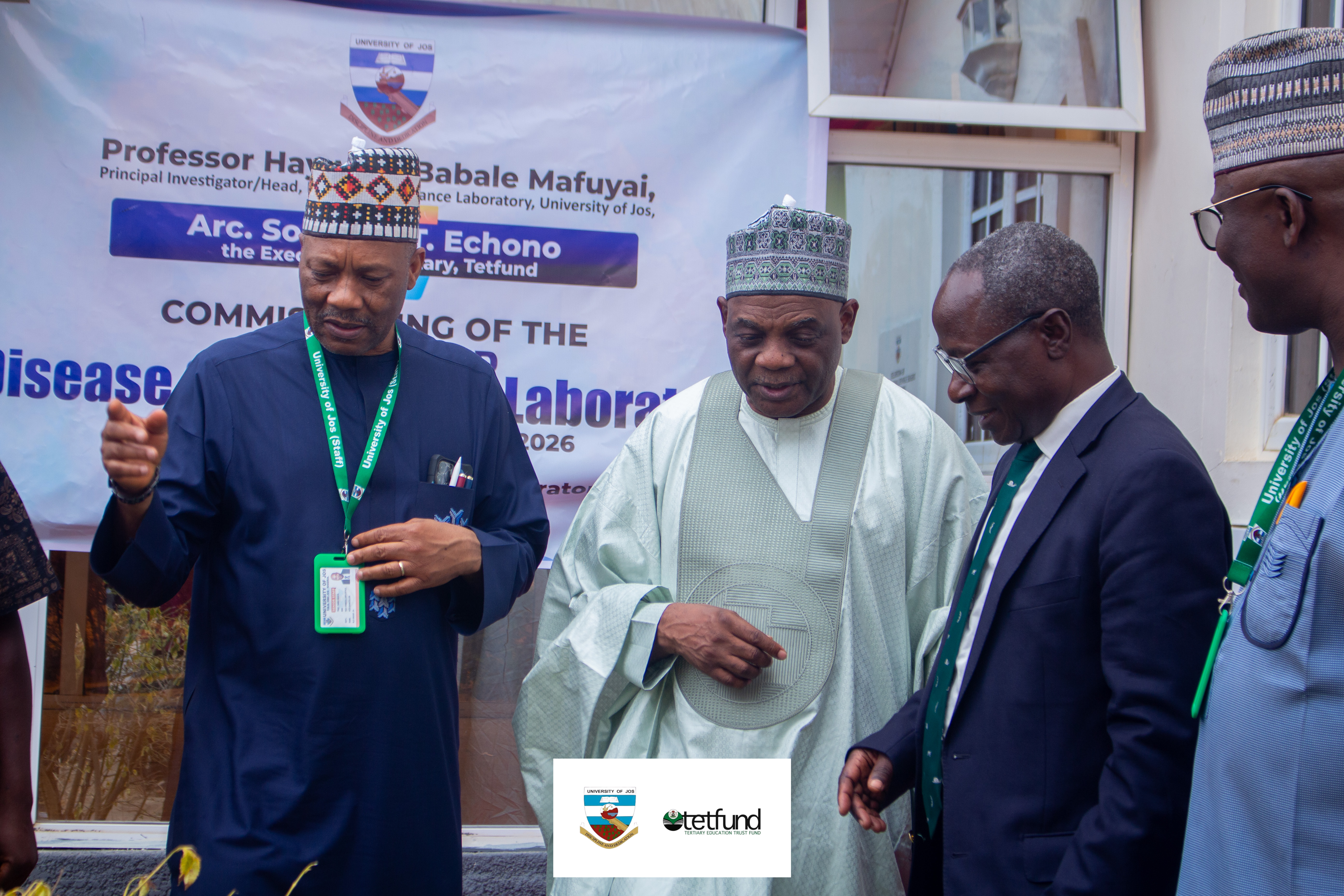 VC, ES and Prof. Mafuyai rubbing minds