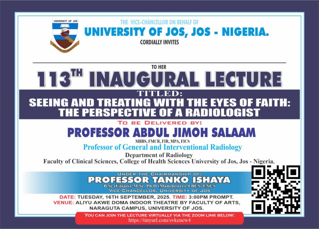 113th Unijos Inaugural Lecture
