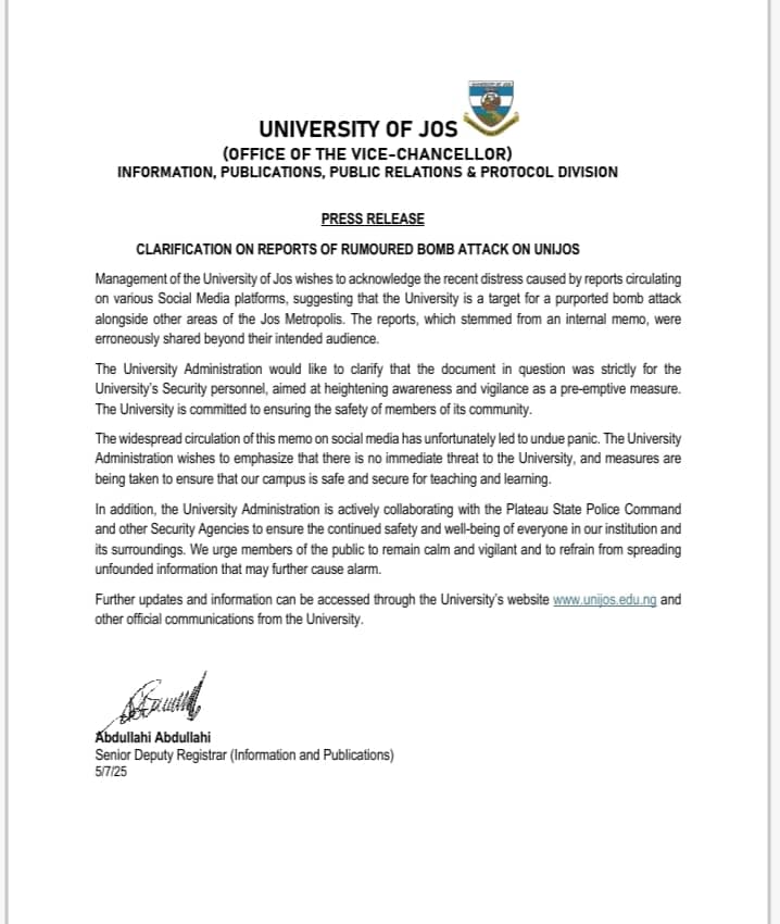 Press Statement