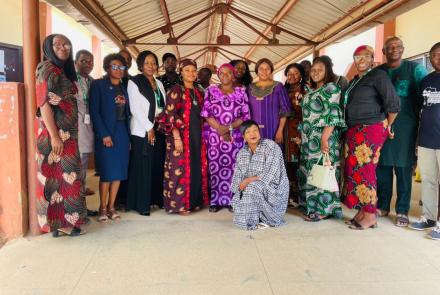 Prof. Ola Adisa, Mr. Basil Ahmadu, Mrs. Keturah (GEM International), Dr.Ulan Jatau, Dr. Tina Iirmdu, Hon, Olivia Dazyam,Prof. Chikas Danfulani,Dr, Sahmicit Kumsswa, and Prof. Joshua Galadima.jpg
