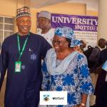 A very elated VC with Prof. Lombin