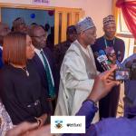 ES addressing the Press