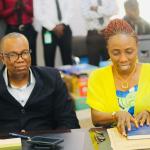 Deputy Vice Chancellor Administration, Professor Pic Onwochei, and Registrar Dr. Rejoice James Songden
