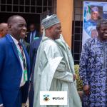 Prof. Dogo, ES and Prof. Bamaiyi, Chairman Deans and Directors