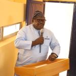 Prof. Jimam Lar delivering UNDP Speech