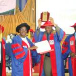 VC Unijos displaying an award from the ANSEN BOT