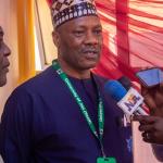 VC addressing the Press