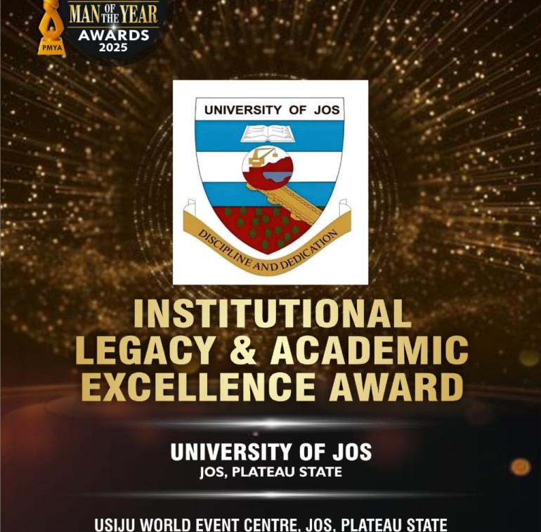 2026 Plateau Man of the Year Award for Institutional Legacy and Academic Excellence