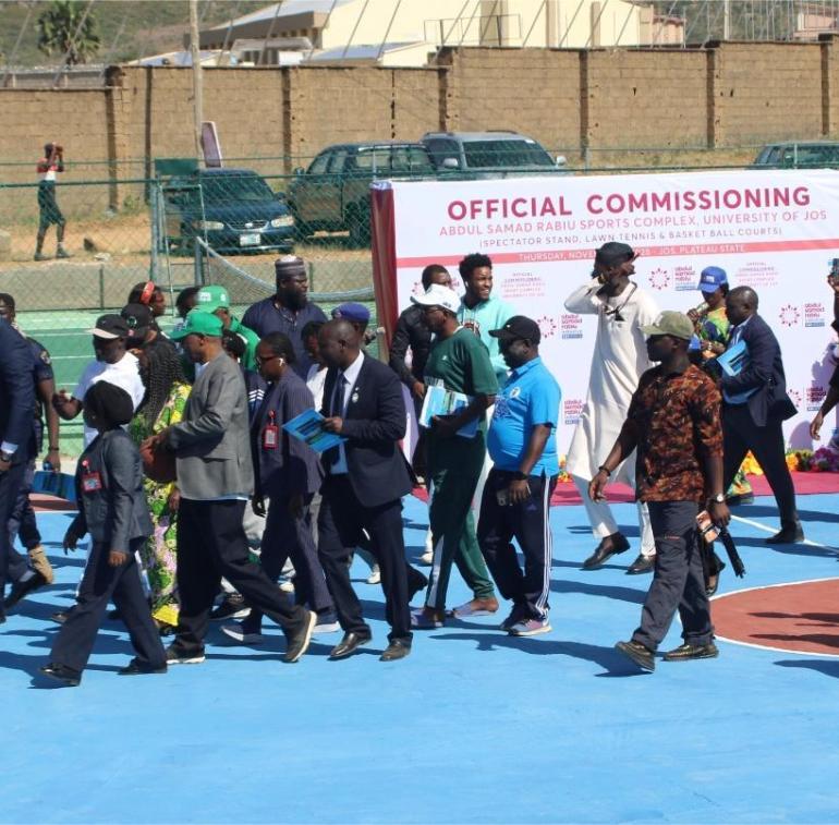 GOVERNOR MUTFWANG COMMISSIONS ASR AFRICA MULTI-PURPOSE SPORTS COMPLEX AT UNIJOS, REAFFIRMS COMMITMENT TO YOUTH AND SPORTS DEVELOPMENT